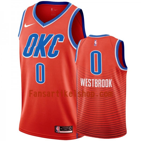 NBA Oklahoma City Thunder Trikot Russell Westbrook 0 Nike 2019-2020 Statement Edition Swingman - Herren